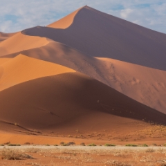 Namibia Photography Sossusvlei Climbing Big Daddy Dune at Dawn