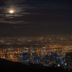 South Africa Cape Town Photography Full Moon Over Cape Town