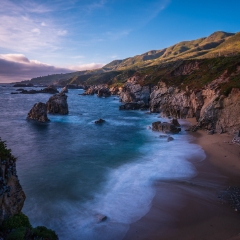 California Coast Photography Garrapata Dusk Beach