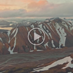 Over Iceland Drone Video Highlands Sunrise 2.mp4 The aerial perspective above Iceland is not to be missed. Drone or helicopter, these are awe-inspiring views. 7 trips later, I can't wait to go back this year....