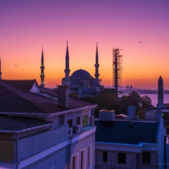 Istanbul Blue Mosque Dawn