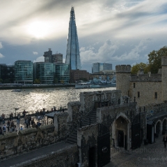 Shard from the Tower of London Ramparts