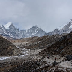 Leaving Dingboche.jpg To order a print please email me at Mike Reid Photography