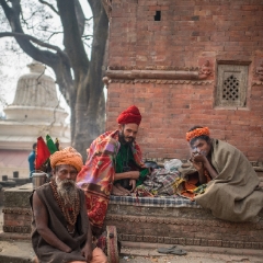 Just Say No To Drugs A Group of Sadhus