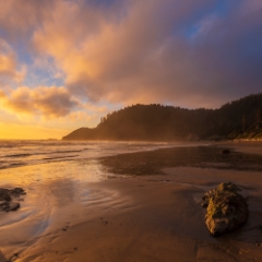 Cannon Beach Photography Indian Beach Sunset Tides