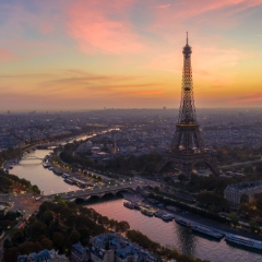 Over Paris Eiffel Tower Sunrise DJI Mavic Pro 2.jpg