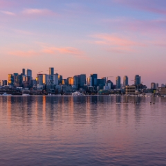 Seattle Skyline Photography Sunrise Seattle's Gasworks Park began as, surprise, a Gas Works. Decommissioned years ago, its now one of the city's most popular parks for views of Lake Union and the...
