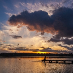 Seattle Photography Green Lake Dock Sunset