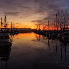 Seattle Photography Shilshole Marina Sunset Skies