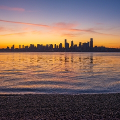 Seattle Waterfront Sunrise