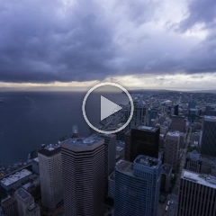 Rain Squall Moving into Seattle Weather Timelapse Video.mp4