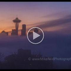 Seattle Kerry Park Foggy Sunrise Timelapse Video.mov These are time lapse videos I have created of incredible weather above #Seattle from the Columbia Centers Sky View Observatory.