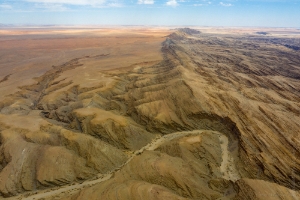 Namibia Drone DJI Mavic Pro 2 Over Kuiseb Pass Parched Landscape