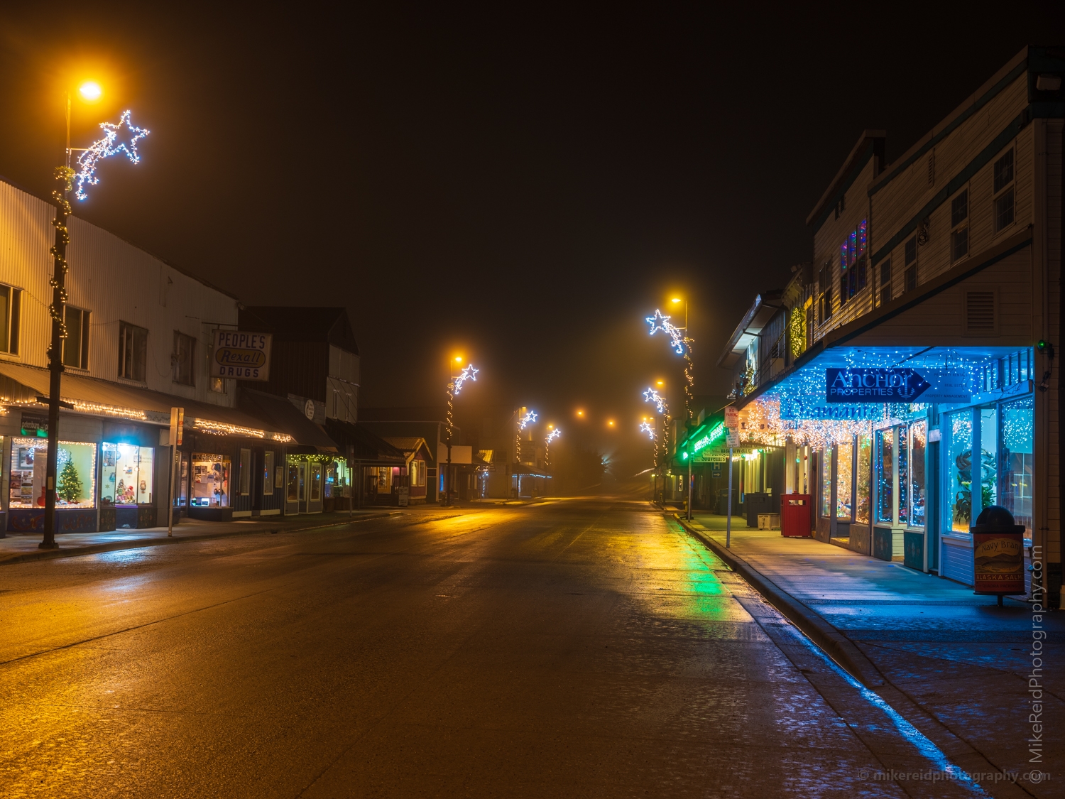 Petersburg Alaska Christmas Eve Downtown.jpg 