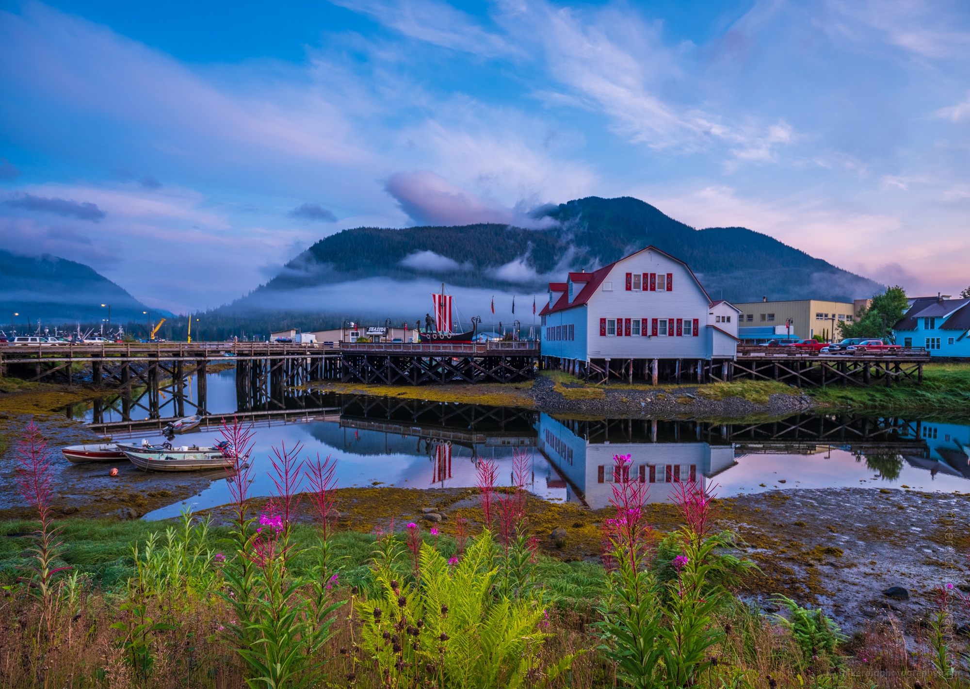 Petersburg Alaska Sons of Norway Summer flowers.jpg 