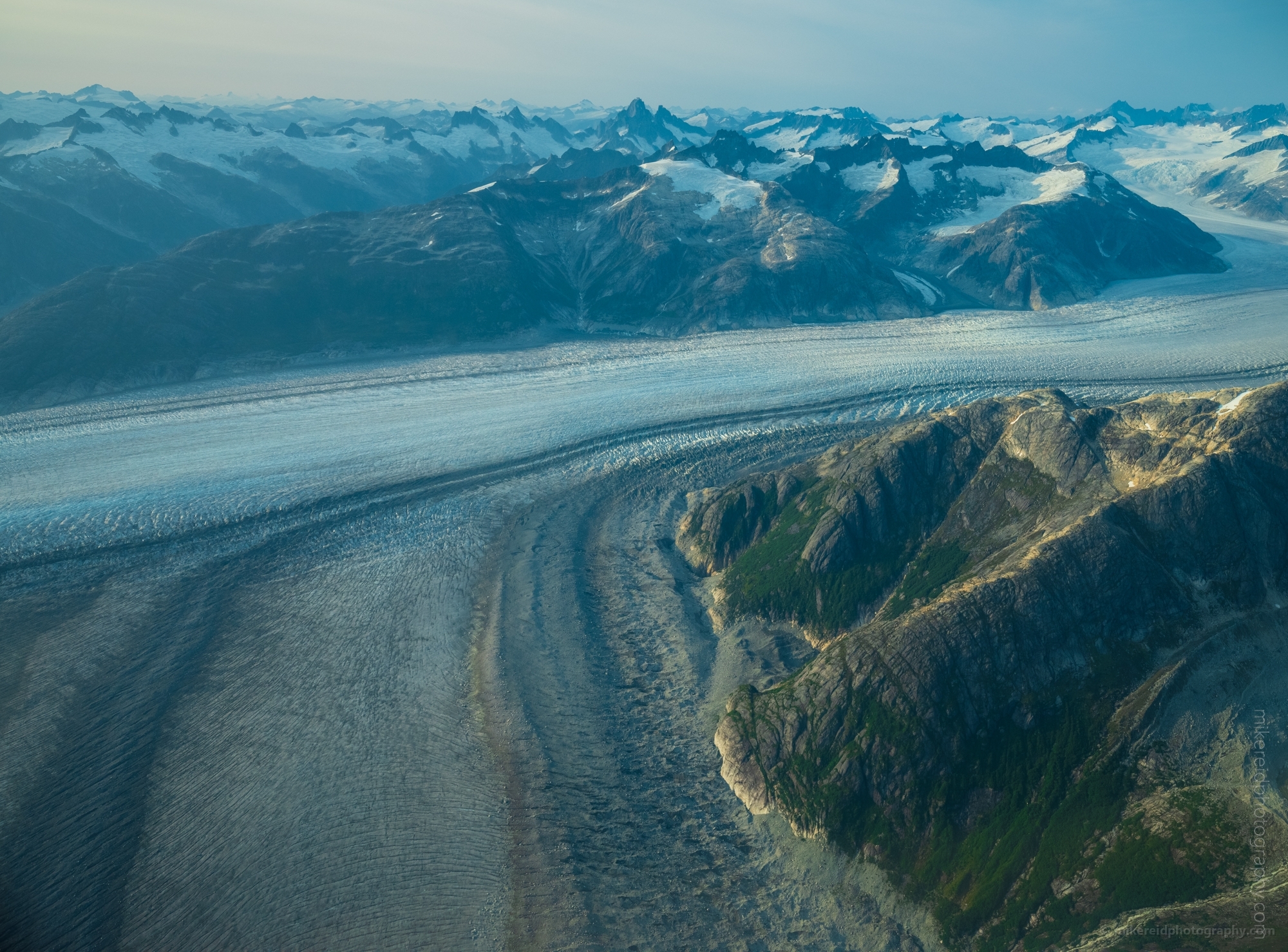 Alaska Aerial Photography Baird Glacier Ice