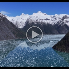 Over Alaska Le Conte Bay and Glacier Video.mp4