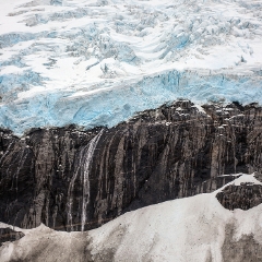 Tiny Glacial Waterfall.jpg To order a print please email me at  Mike Reid Photography : alaska, frontier, glacier, sound, le conte glacier, petersburg, southeast alaska, landscape, goats, norway, vikings, sons of norway