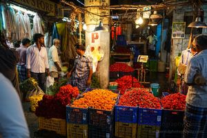 Chennai Flower Market Koyambedu Stall