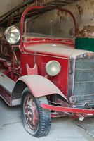Abandoned Temple Fire Engines Kathmandu