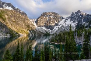 Enchantments Lake Colchuck Dusk Light