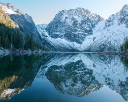 Enchantments Lake Colchuck Soft Light