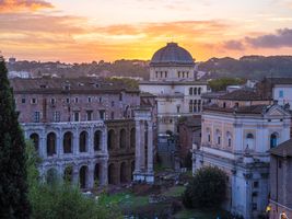 Rome Foro Romano Sunset