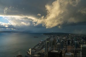 Seattle Photography Dramatic Skies Above