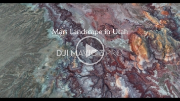 Aerial Mavic 3 Video of the Bentonite Hills