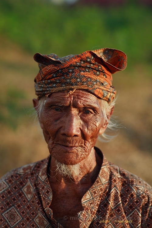 Bali Elderly Fisherman