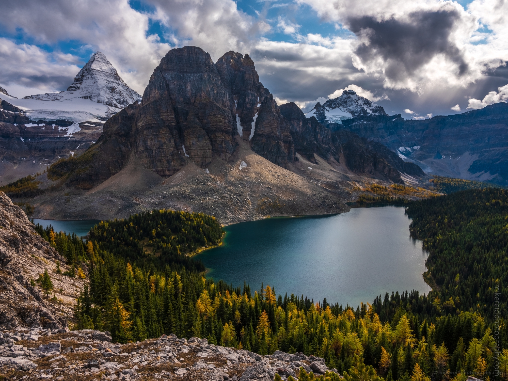 Mount Assiniboine Fall Colors from the Nub