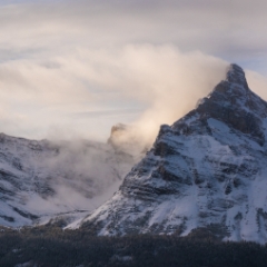 Canadian Rockies Odaray Mountain Peaks Panorama.jpg