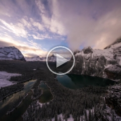 Opabin Prospect Sunset Banff Timelapse Video.mp4