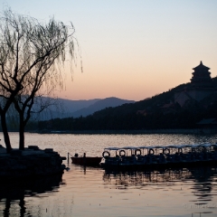 Beijing Sunset To order a print please email me at  Mike Reid Photography : bamboo, beijing, china, temple, great wall, forbidden city, summer palace