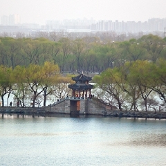 Temple Across the Water To order a print please email me at  Mike Reid Photography : bamboo, beijing, china, temple, great wall, forbidden city, summer palace
