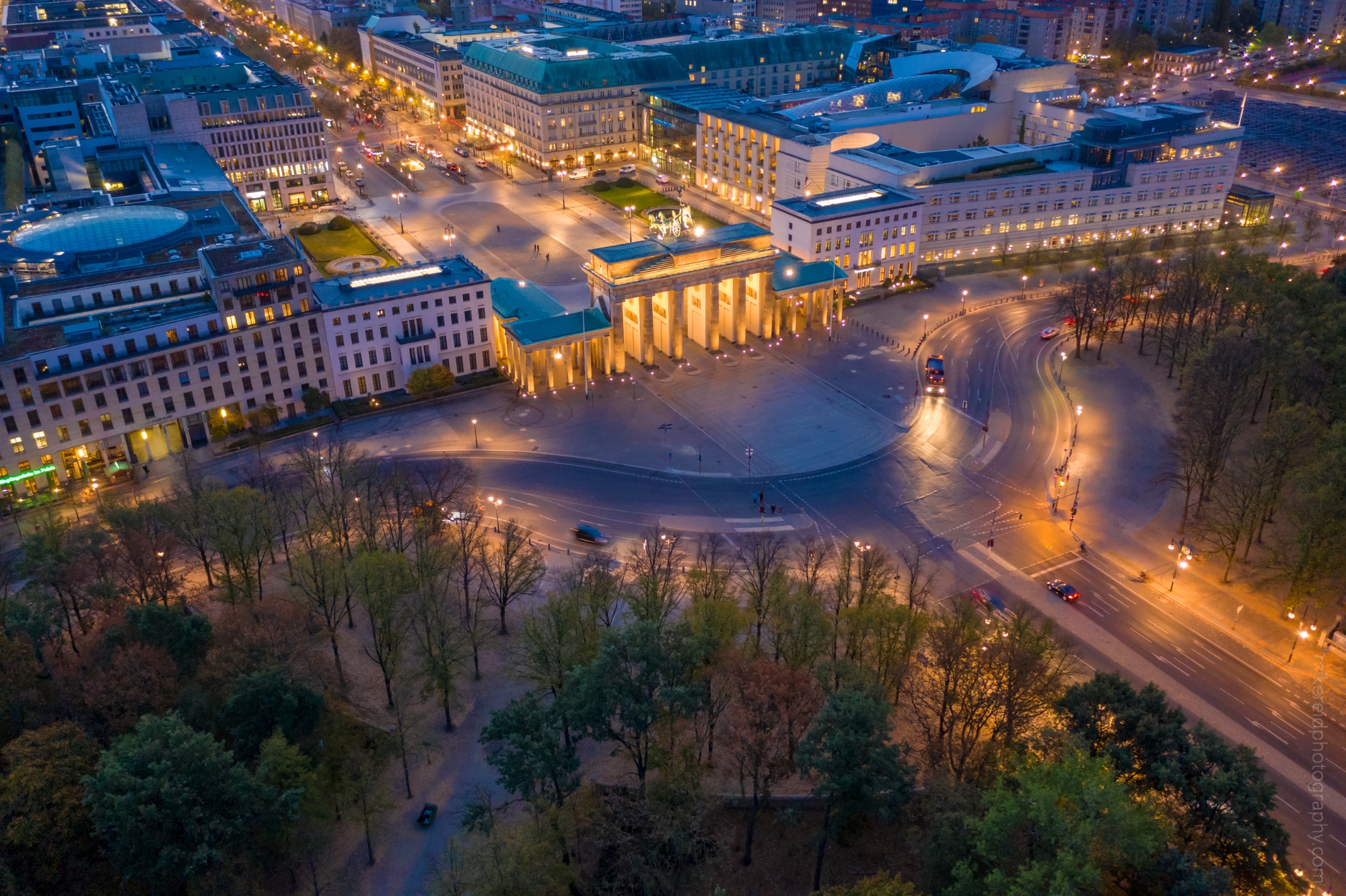 Aerial Berlin Brandenburg Gate Dawn Light.jpg