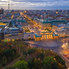 Berlin Aerial Brandenburg Gate Dawn.jpg