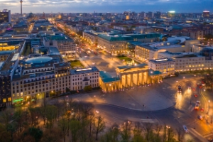 Aerial Reichstag Dawn