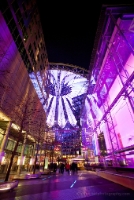 Purple Sony Center Entrance