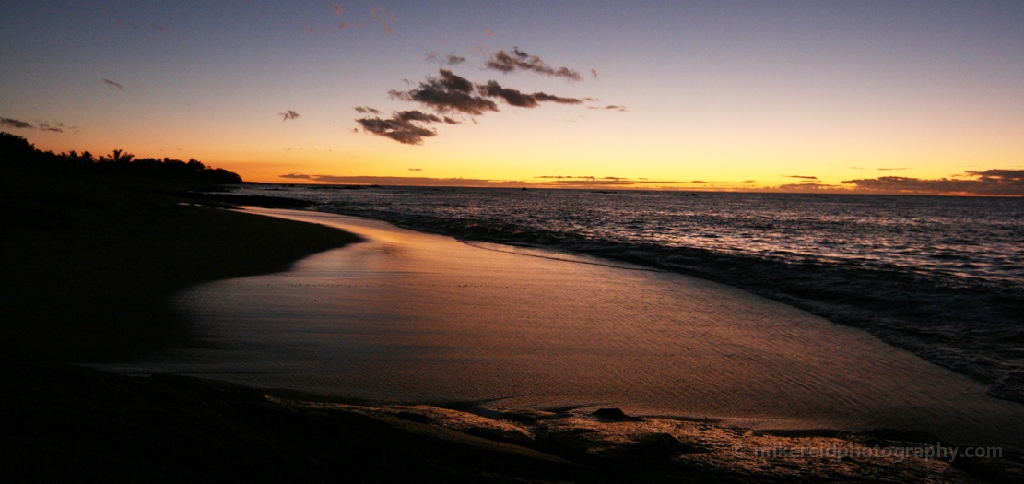 Wide Beach Sunset 