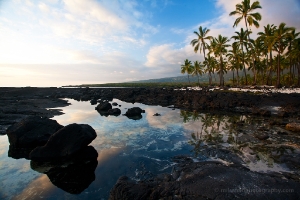 City of Refuge Tidepools Reflection Hawaii