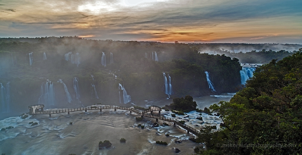 Iguacu Falls Sunset West
