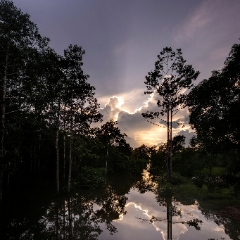Angkor Thom Cloudscape To order a print please email me at  Mike Reid Photography