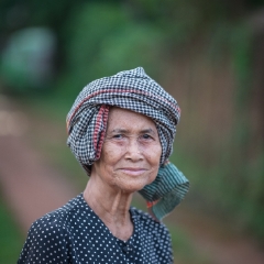 Cambodian Woman Witness to History To order a print please email me at  Mike Reid Photography