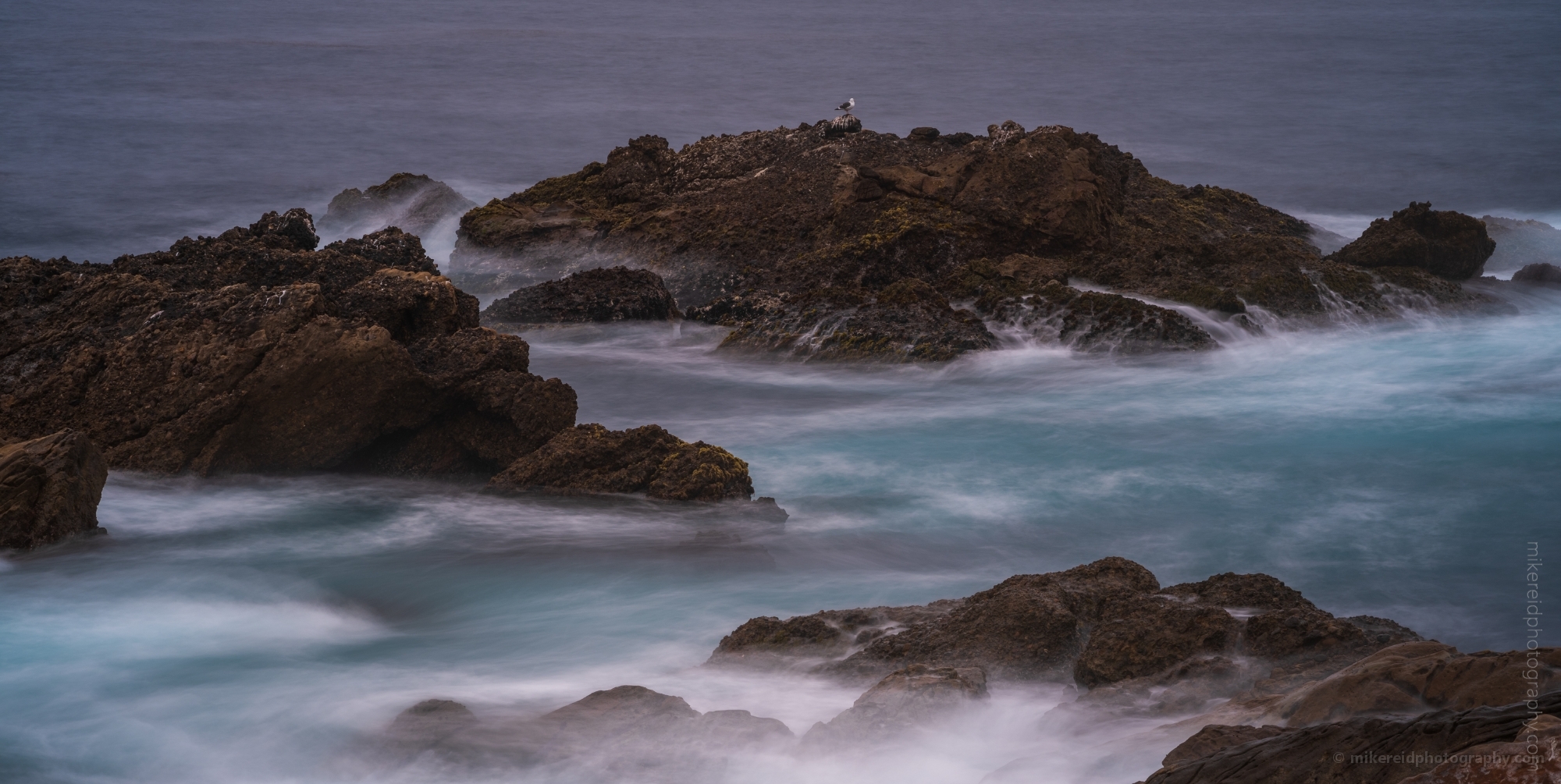 California Coast Photography Waves Amongst the Rocks