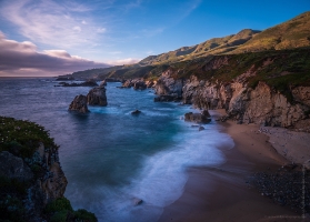 California Coast Photography Garrapata Dusk Beach