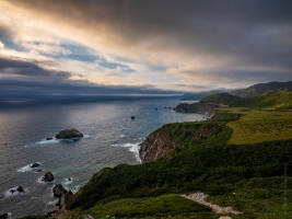 California Coast Photography Hurricane Point Sunset Clouds