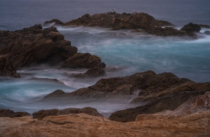 California Coast Photography Point Lobos Rocks and Waves Motion