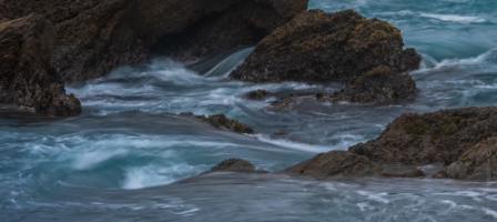 California Coast Photography Waves Motion