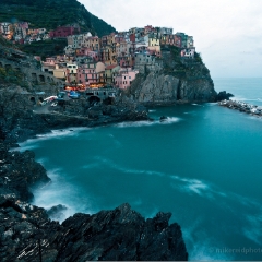 Manarola Cinque Terre Evening To order a print please email me at  Mike Reid Photography : Riomaggiore, manarola, corniglia, cinque terre, italy, italian coast, vernazza, rick steves